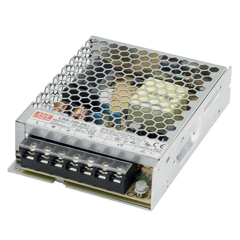 Alimentatore 24V DC 100W IP20 2 uscite - CONTEST LRS-100-24 HIT-H10581