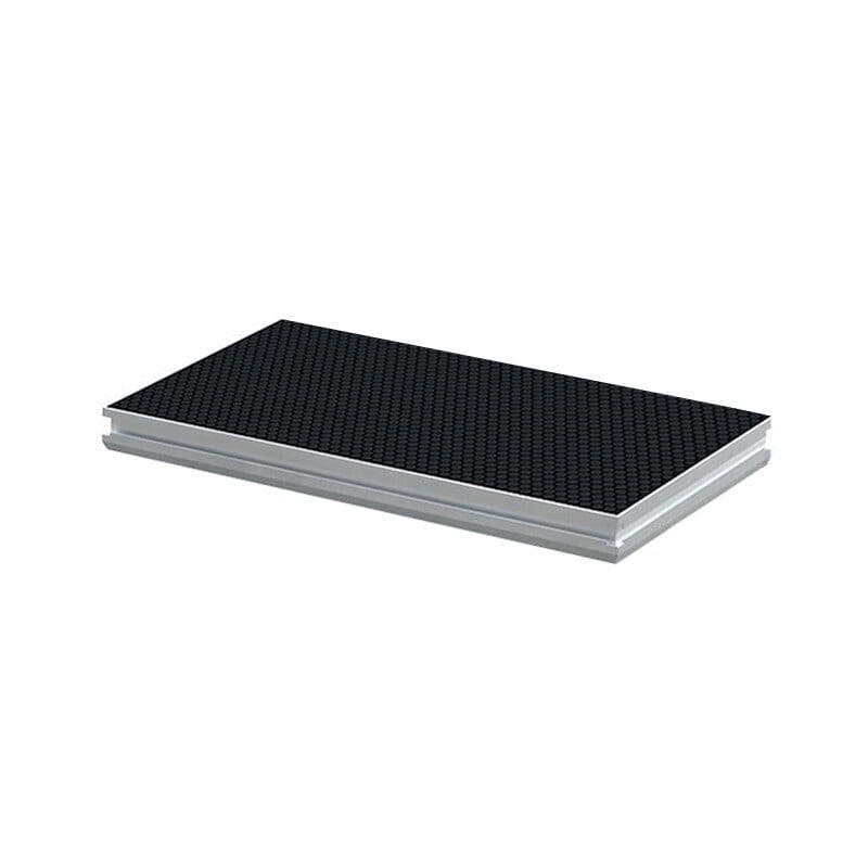 Piattaforma palco antiscivolo 1x0,5m 750kg/m² nera senza gambe - CONTESTAGE HIT-H10602
