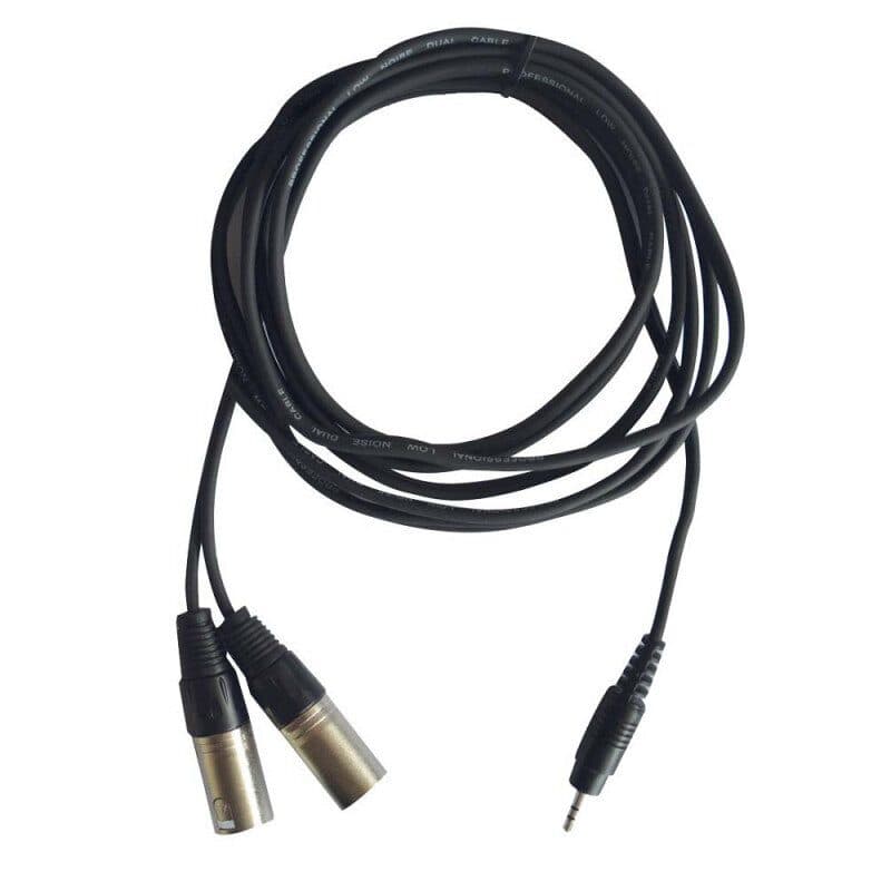 Cavo audio stereo Mini Jack 3.5 mm TRS - 2 XLR maschio 1.5 m - Audiophony HIT-H10668