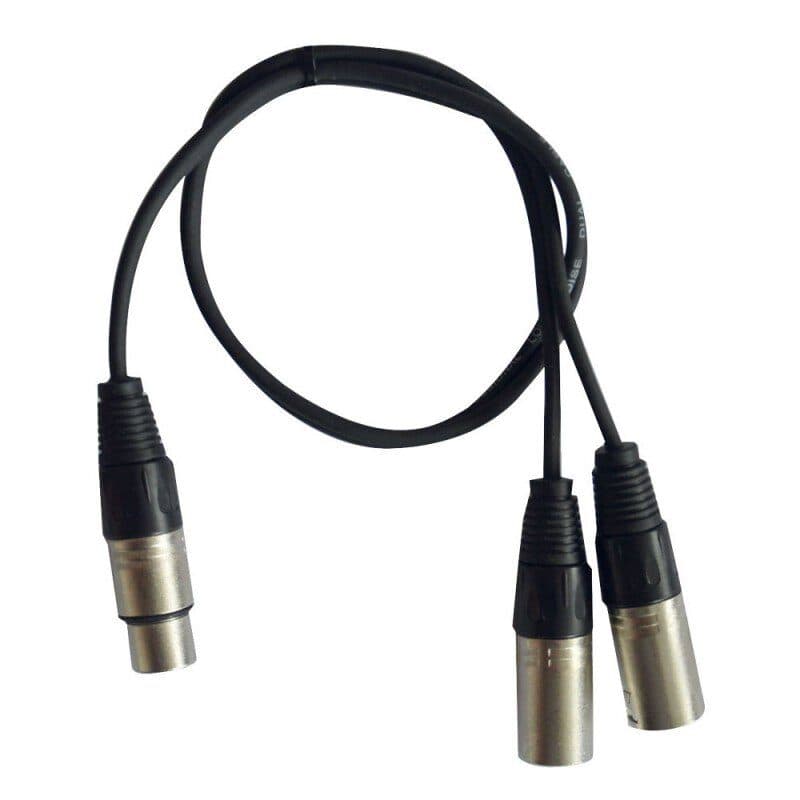 Cavo audio XLR femmina - 2 XLR maschio 0.6 m - Audiophony HIT-H10670