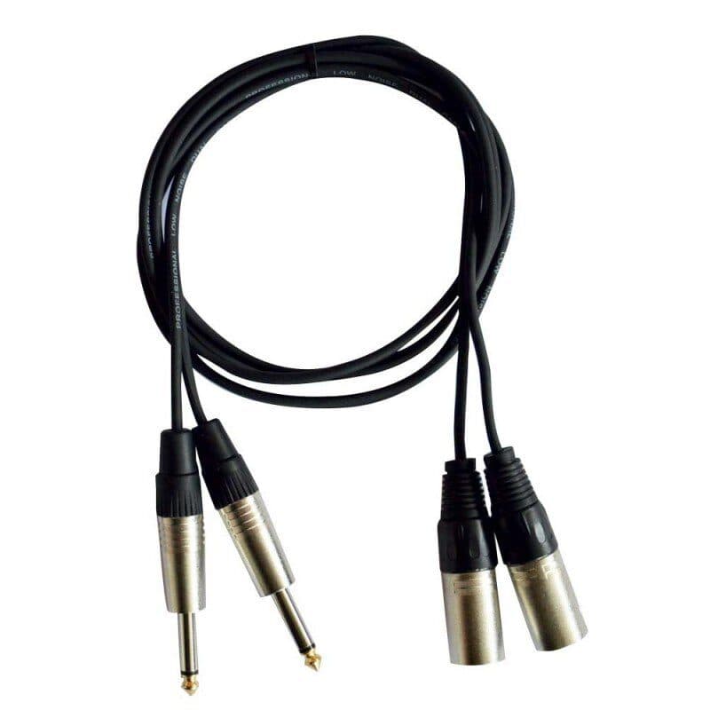Cavo stereo 1,5m 2 Jack TS 6,35mm/XLR3-M - Audiophony HIT-H10672