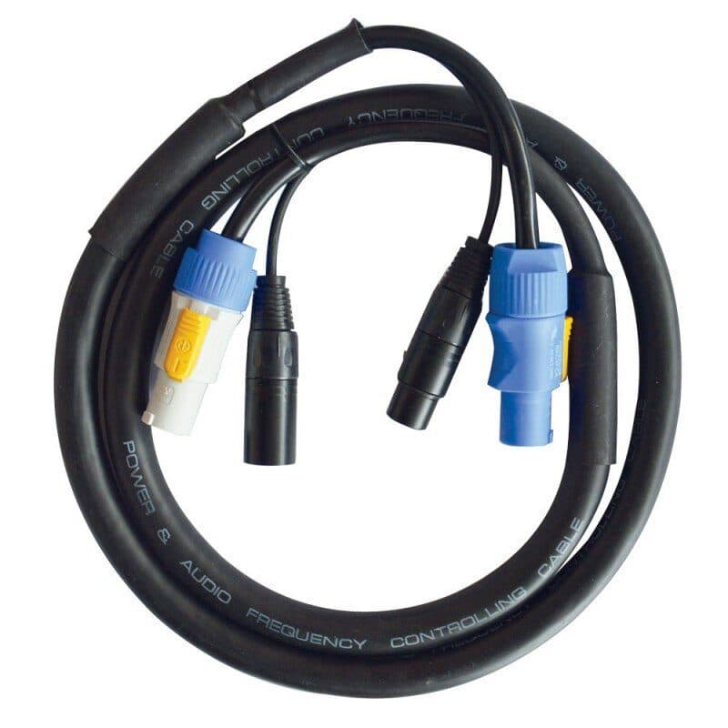 Cavo ibrido alimentazione Powercon + XLR 5m - AUDIOPHONY HIT-H10688