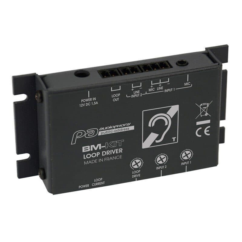 Kit amplificatore loop magnetico reception e banco - Audiophony PA BM-KIT