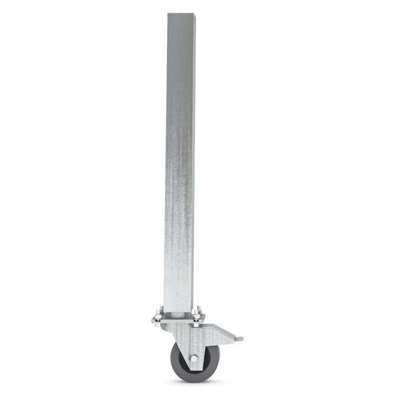 Gamba quadrata con ruota h80cm - CONTESTAGE HIT-H10861