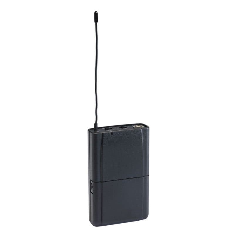 Trasmettitore da tasca UHF 16 freq jack 3,5 mm Emet-Body F5 - AUDIOPHONY HIT-H11021