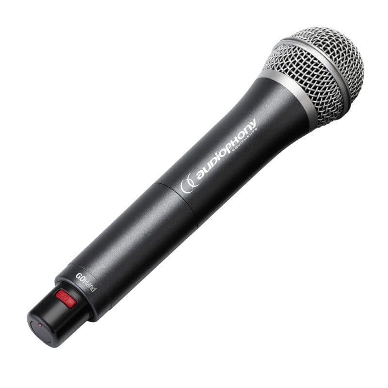 Radiomicrofono dinamico palmare UHF 16 freq. 514-542 MHz GO-Hand-F5 - AUDIOPHONY HIT-H11030