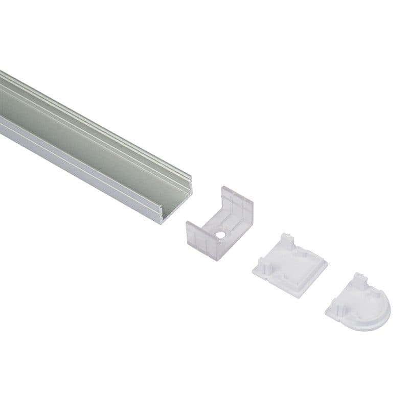 Profilo alluminio 11x20 mm 2 m TAPEprofil-E - CONTEST HIT-H11059