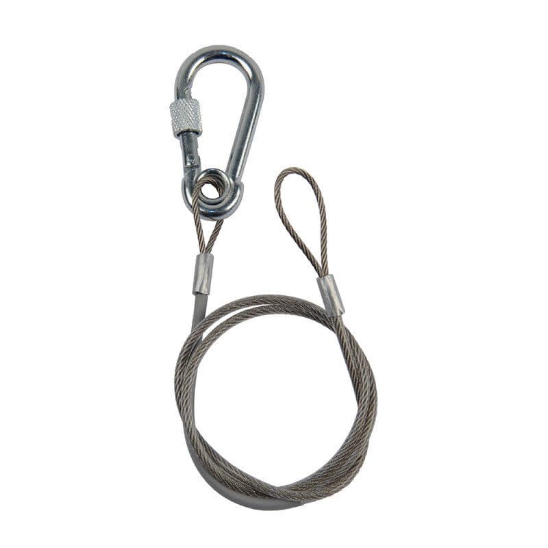 Cavo di sicurezza Ø 2 mm 60 cm attacco rapido MWL 40 kg argento - CONTESTAGE HIT-H11074