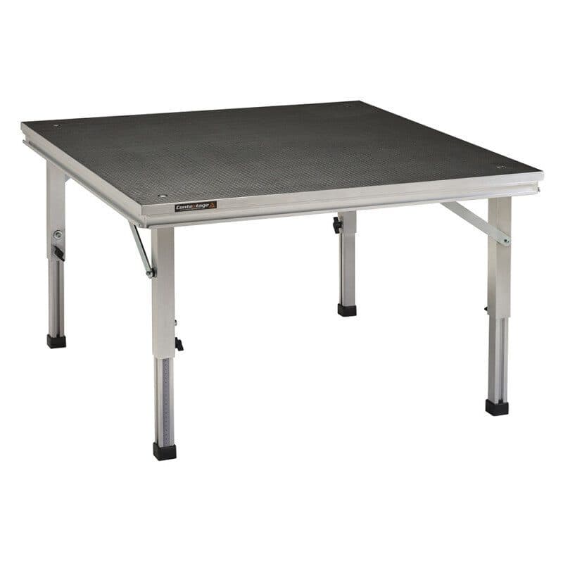Piattaforma 1x1m con gambe pieghevoli telescopiche 40-60cm - CONTESTAGE HIT-H11108