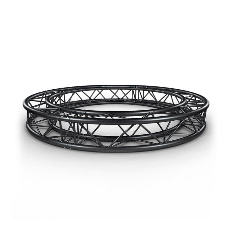 Traliccio quadruplo tondo 2m nero tubo 290mm 4 parti - CONTESTAGE HIT-H11265