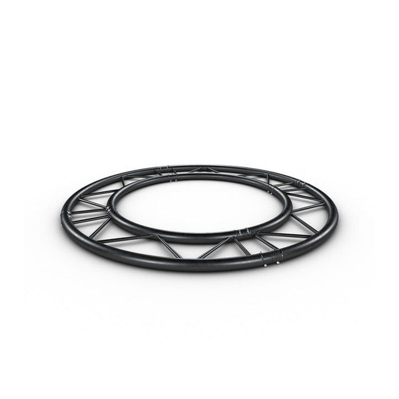 Traliccio doppio tondo orizzontale Ø3m, tubi 290mm, 4 parti, nero - CONTESTAGE HIT-H11282