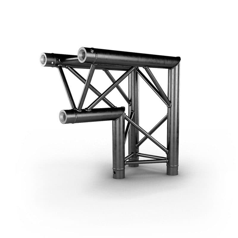Americana triangolare giunto 90° vertice interno 290mm nera - CONTESTAGE HIT-H11287