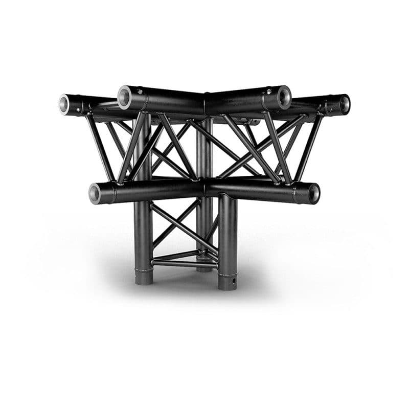 Americana triangolare giunto 3 dir. 90° vertice basso dx 290mm nera - CONTESTAGE HIT-H11288