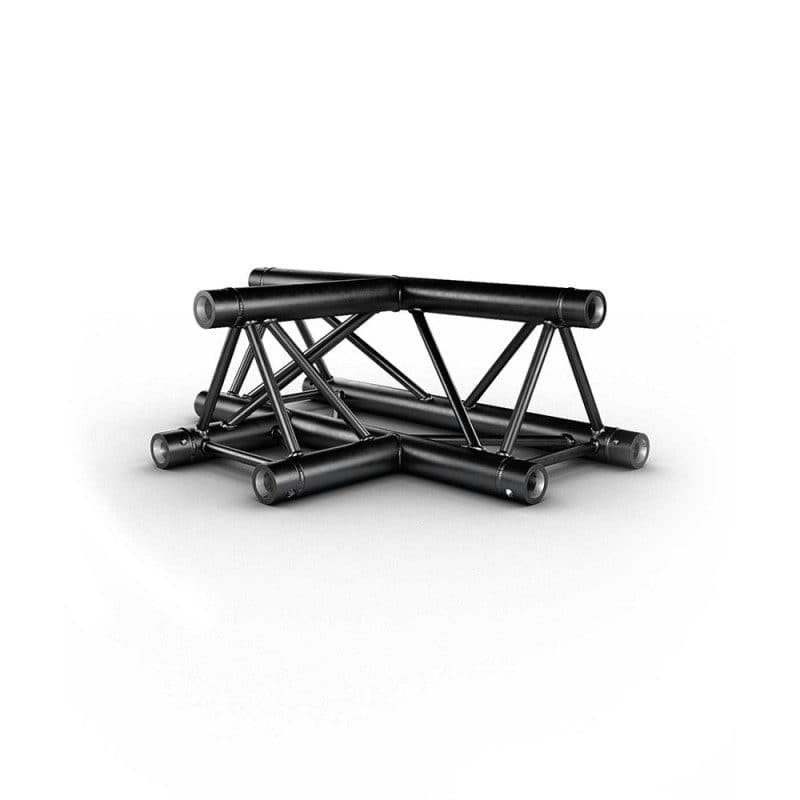 Americana triangolare giunto a T orizzontale 90° 290mm nera - CONTESTAGE HIT-H11291