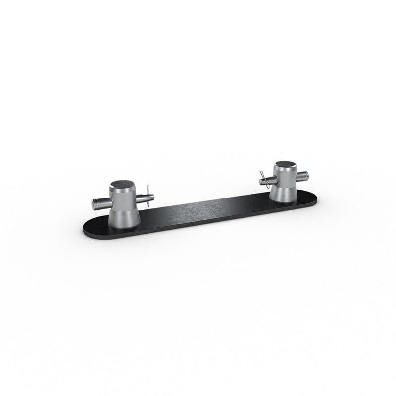 Piastra base americana 290 mm DUO nera certificata - CONTESTAGE HIT-H11318