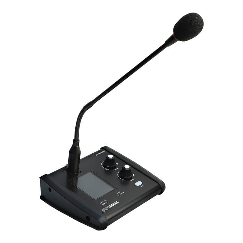 Stazione microfonica da tavolo gestore zone DZ-MATRIX - Audiophony PA DZ-MICDESK