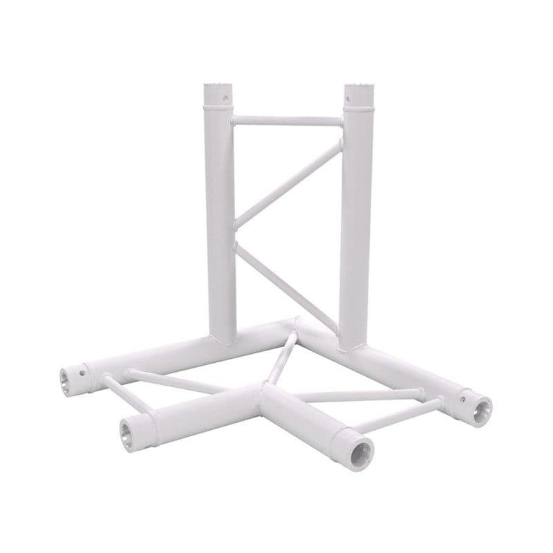 Americana piatta 290mm giunto angolare destro 3 vie 90° bianca - CONTESTAGE AGDUO-08 W