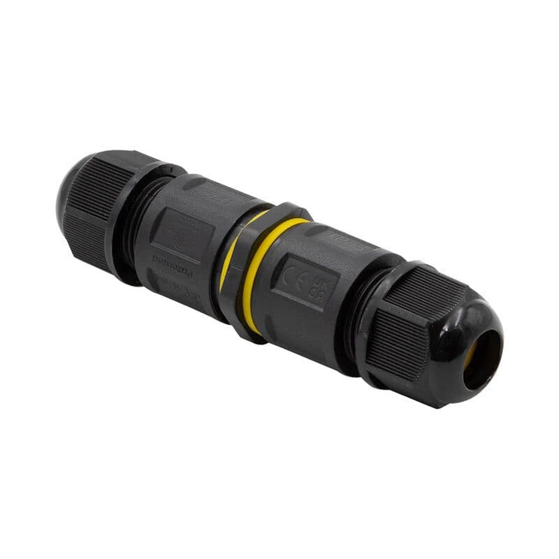 Connettore IP68 3 pin avvitamento medio cavi 4-11 mm, 10 pz - HILEC IpCon-M3S