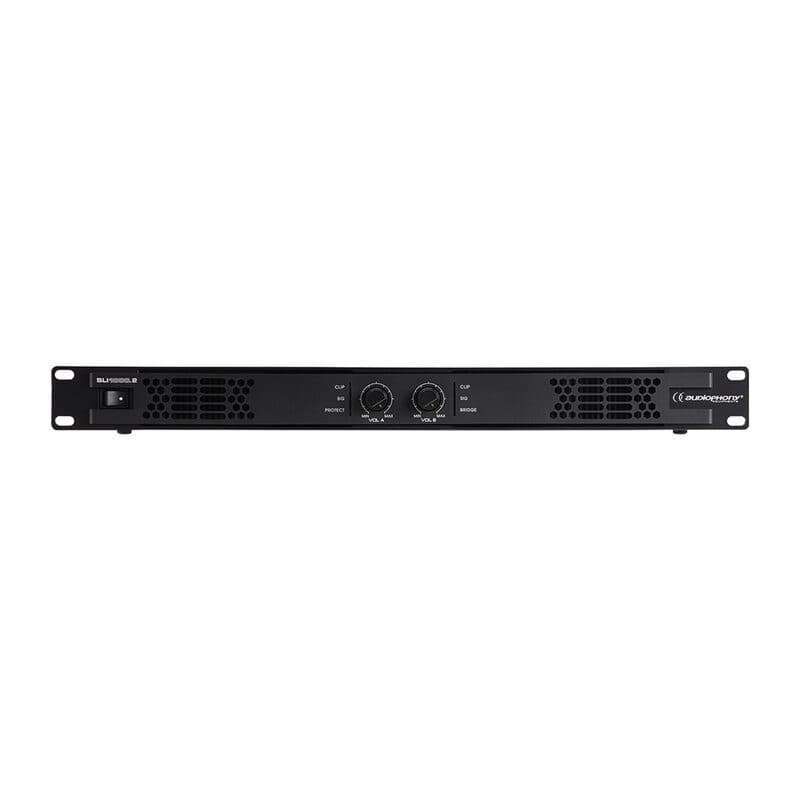 Amplificatore stereo 2x900W 4Ω 1000W/100V Classe-D crossover sub - AUDIOPHONY SLI1000.2