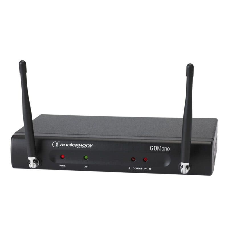 Ricevitore diversity UHF singolo canale 16 frequenze - AUDIOPHONY HIT-H11673