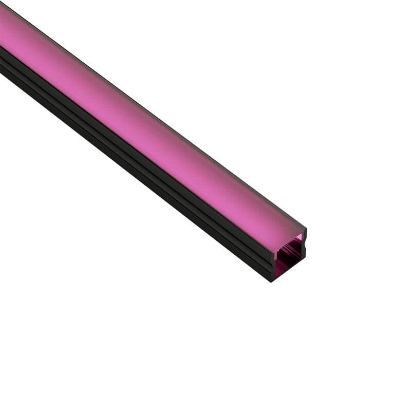Diffusore Black Milk nero 2 m per TAPEprofil-A e B - CONTEST TAPEcov-3-Black