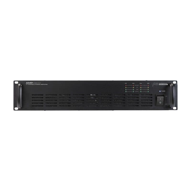 Amplificatore finale 4 canali 300W/ch 70/100V Classe-D 2U - AUDIOPHONY PA AMP4300