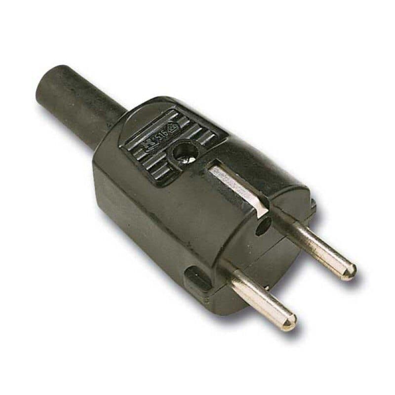Spina di rete in plastica 2P+G - AUDIOPHONY HIT-H1804