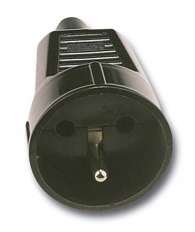 Presa di rete francese in plastica 2P+G - AUDIOPHONY HIT-H1805