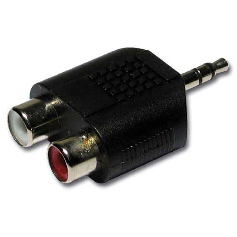 Adattatore RCA femmina stereo a jack TRS-M 3,5 mm - AUDIOPHONY HIT-H7931