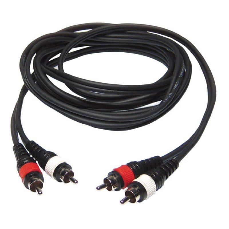 Cavo di linea stereo RCA maschio/maschio 6m 4mm² - AUDIOPHONY HIT-H7966