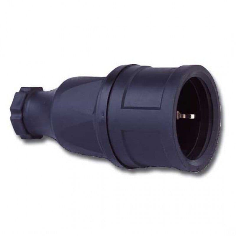 Presa Schuko femmina in gomma IP44 - Audiophony HIT-H8132
