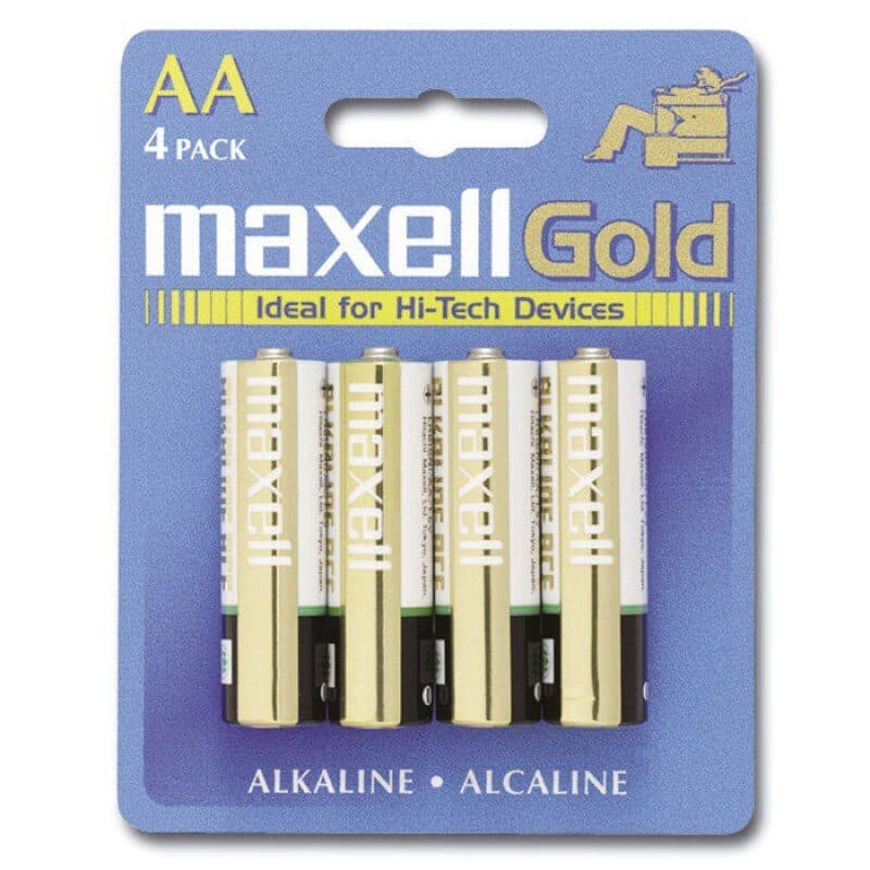 Batterie alcaline AA LR6 blister 4 pezzi 1,5V - AUDIOPHONY HIT-H8148