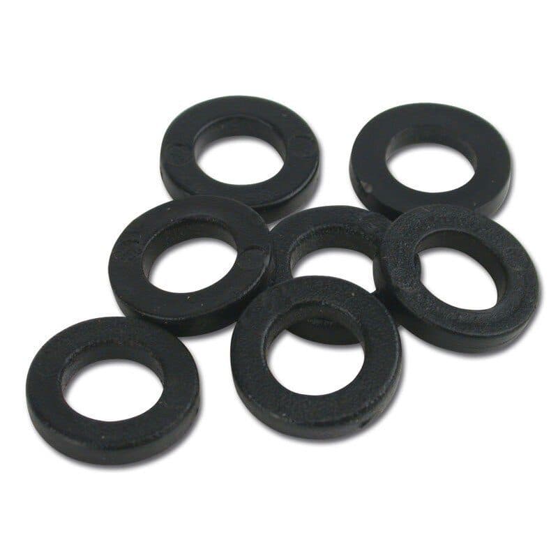 Rondelle plastica nere 5,5x10mm, confezione 100 pz - Audiophony HIT-H8880