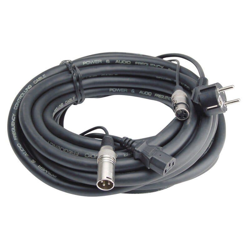 Cavo ibrido alimentazione VDE/IEC + audio XLR 20m - AUDIOPHONY HIT-H9293