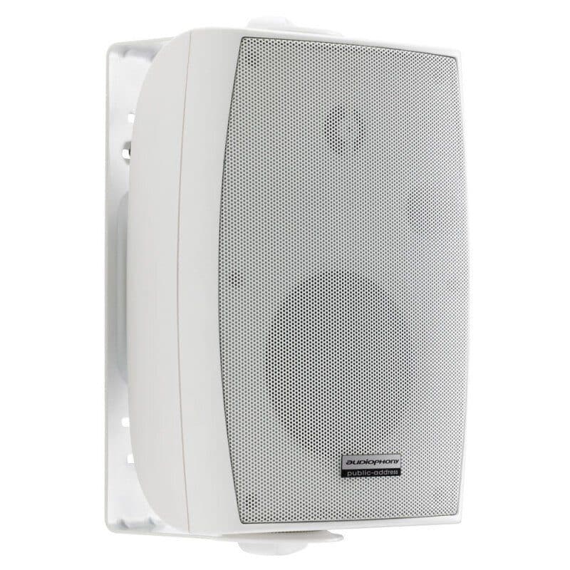 Diffusore da parete 2 vie bianco 70/100V selettore 2,5-20W - AUDIOPHONY PA HIT-H9760