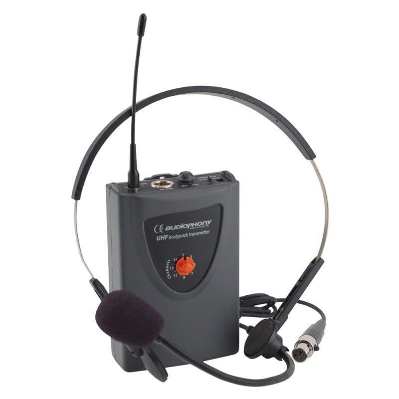 Bodypack UHF con microfono ad archetto EMET-HEAD - AUDIOPHONY HIT-H9981