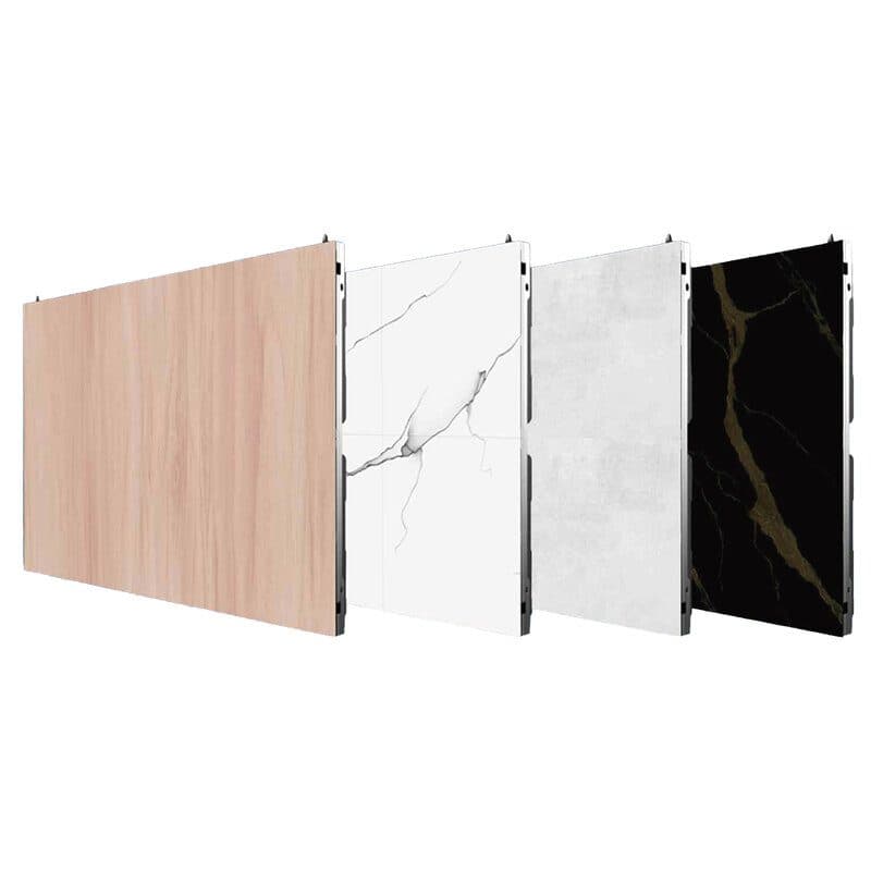 Display LED indoor P0.9 COB superficie texturizzata architetturale - EGO DISPLAY LED-EASYNAT-P0.9