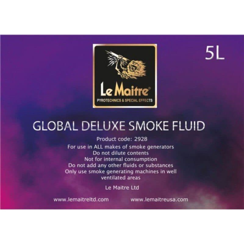 Liquido fumo Global Deluxe, tanica 200L, nebbia densa - LE MAITRE LEM-1915