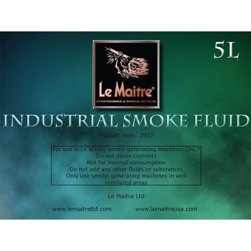 Liquido fumo Industrial 4x5L per G300 GF1 GF2 GF3 - LE MAITRE LEM-2932