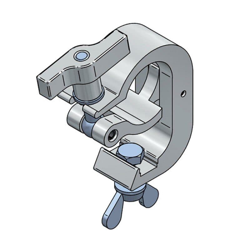 Gancio lighting clamp traliccio Ø48-51mm con manopola - LITEC LIT-ACL5102C