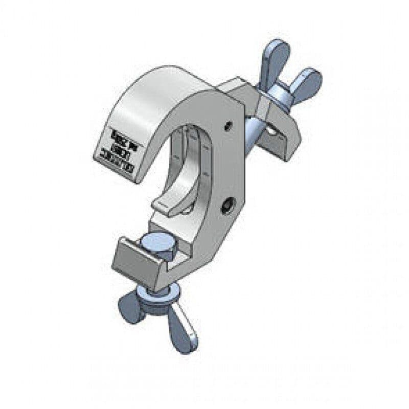 Gancio lighting clamp traliccio Ø38-51mm dado M12 - LITEC LIT-ACL5102O