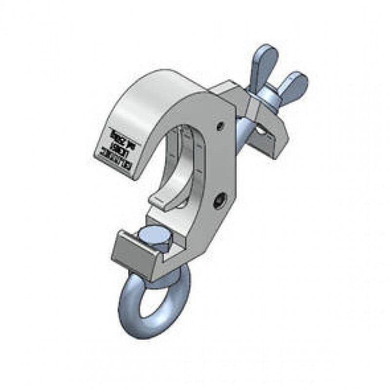 Gancio lighting clamp traliccio Ø38-51mm dado M12 - LITEC LIT-ACL5103O