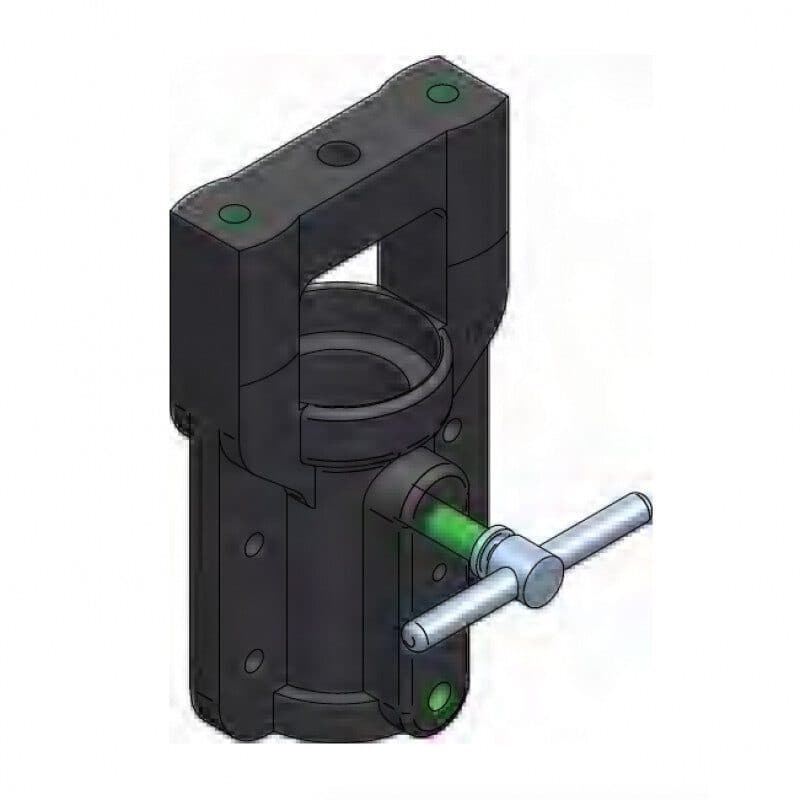 Boccola 28mm alluminio nero per ACL5104O/C - LITEC LIT-ASUPL001