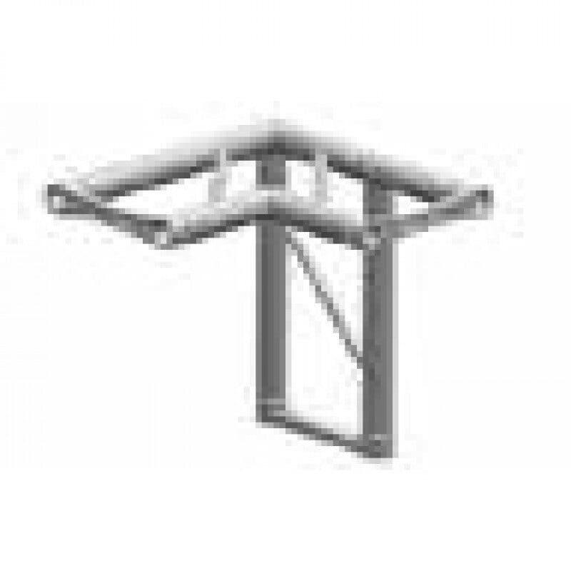 Angolo truss ST sezione piatta 29cm 3 vie 90° destro orizzontale - LITEC LIT-FX30SAL3RP