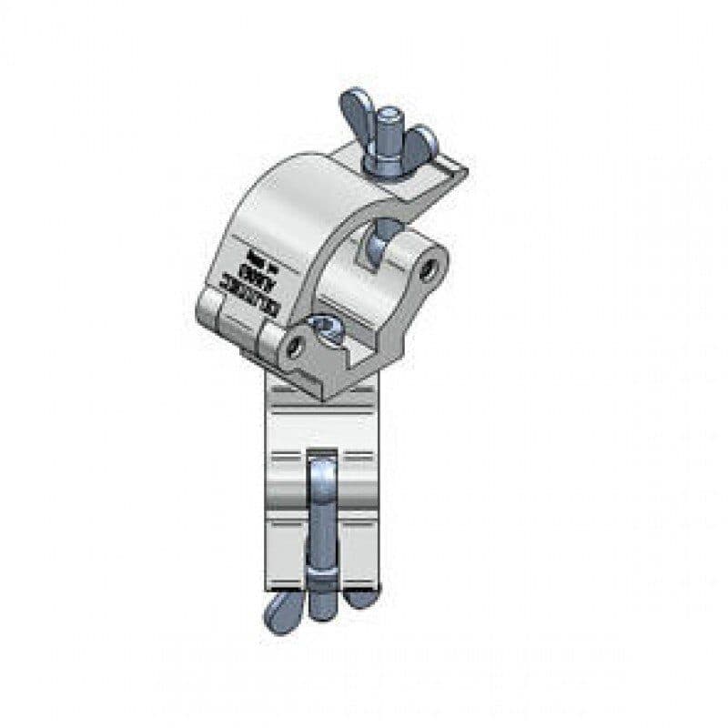 Morsetto truss tubo 60-63,5 mm dado farfalla M12 - LITEC LIT-HCL6304
