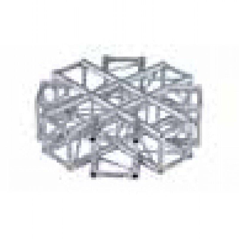 Incrocio ST sezione quadra 29 cm 8 vie orizzontale - LITEC LIT-QX30SAX8