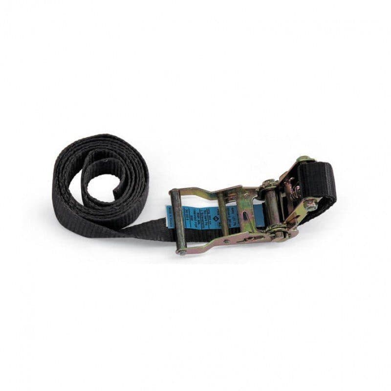 Cinghia a cricchetto ad anello aperta 35 mm nera WLL 2000 kg EWL 2 m - LITEC LIT-RGBR23502K
