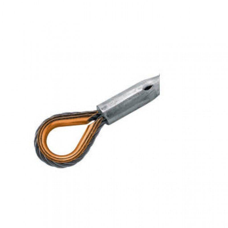 Tirante a fune con redancia arancione 10mm 1t 0,75m - LITEC LIT-RGSW1075