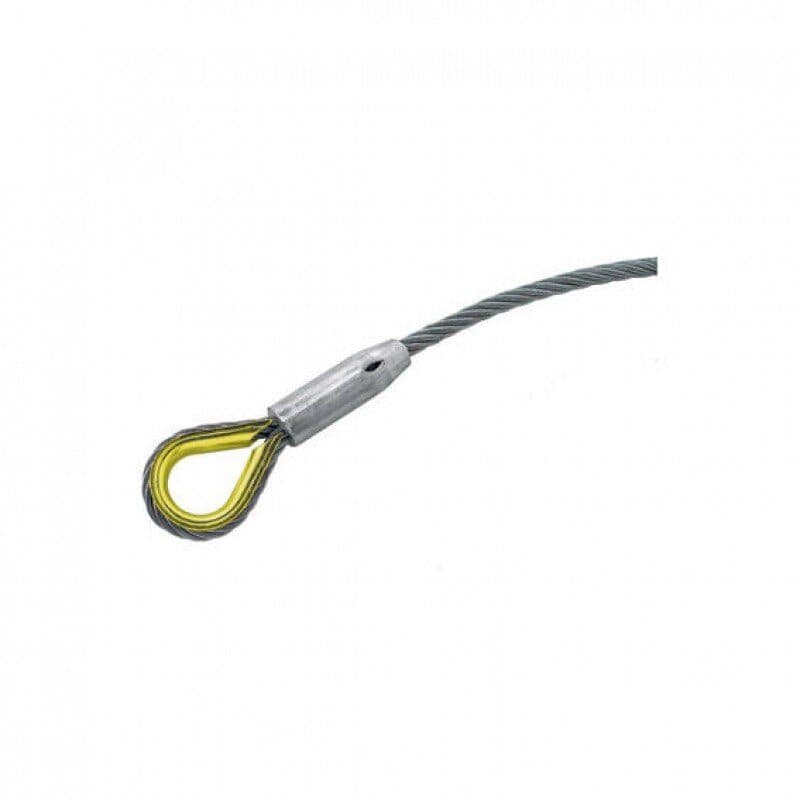 Tirante a fune d'acciaio redancia gialla 14mm 2t 9m - LITEC LIT-RGSW2900