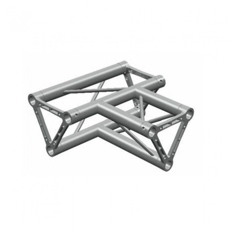 Raccordo ST sezione triangolare 25 cm, 3 vie a T piano - LITEC LIT-TX25SAT3